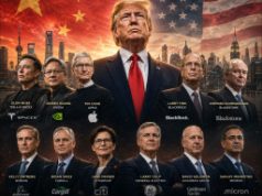 Donald Trump Ke Cina Bersama Sejumlah Orang Hebat
